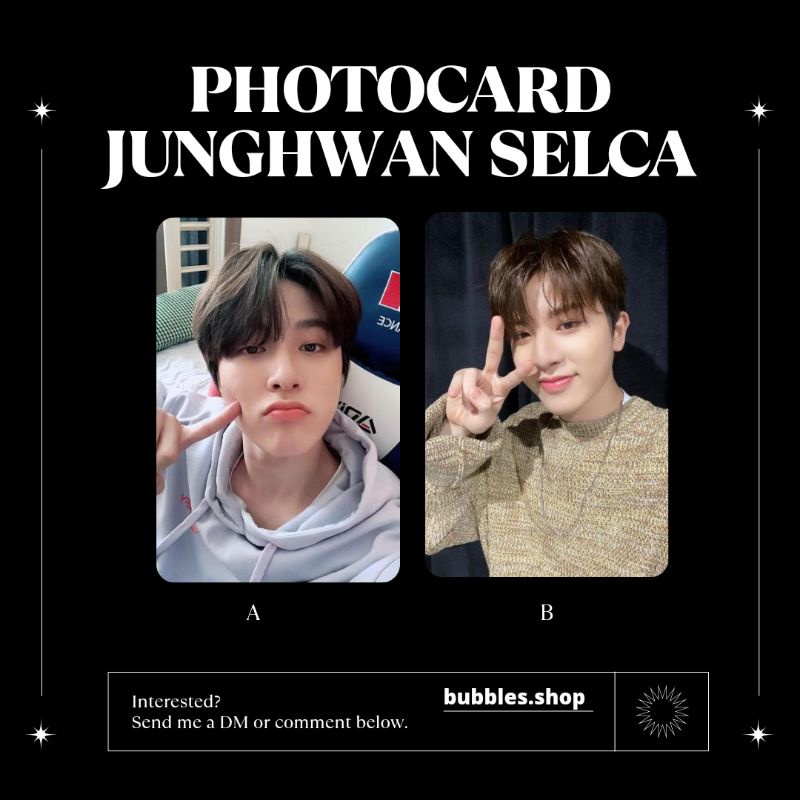 PHOTOCARD UNOFFICIAL JUNGHWAN TREASURE SELCA