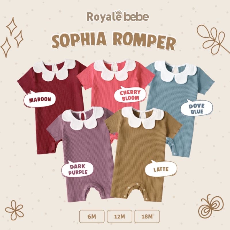 Royale Bebe - Sleepsuit Bayi (Sophia Romper)