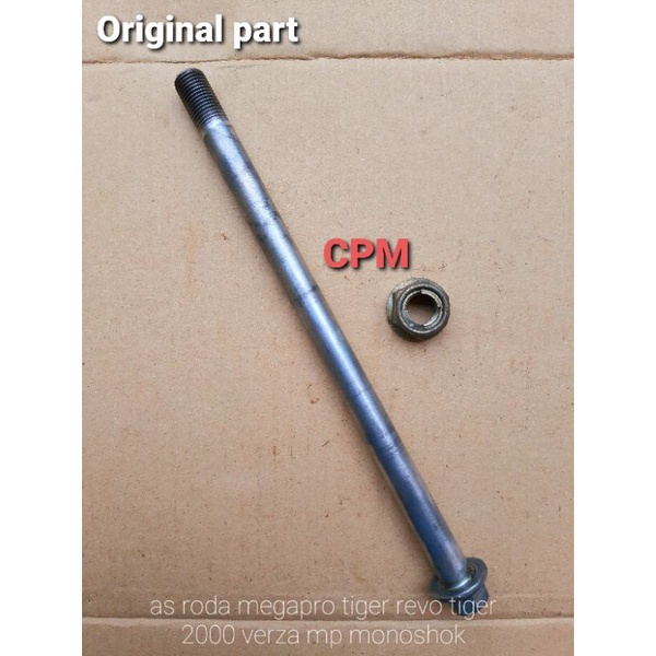 as roda belakang megapro original bawaan motor