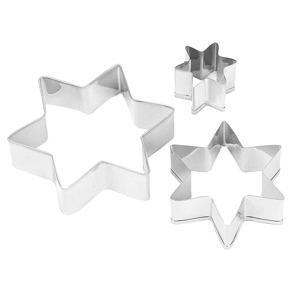 Cookie Cutter Nanas Set Alat Dapur Kue Kering Baking Star Flower Stainless Steel