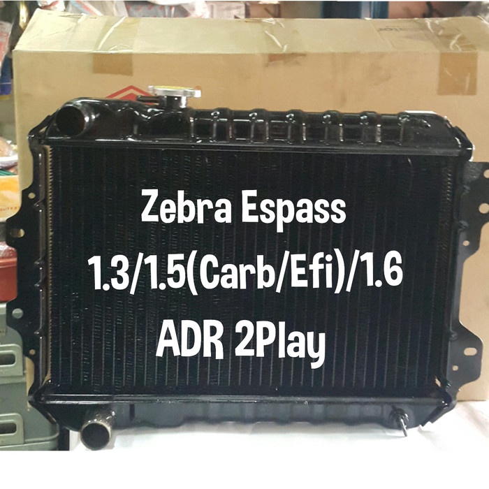 Radiator Zebra Espass 1.3/1.5(Carb/Efi)/1.6 ADR