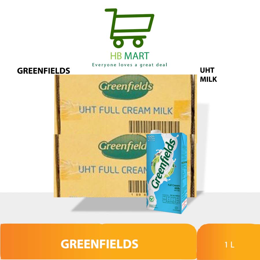

Susu UHT Full Cream Greenfields [12 Pcs x 1 Liter]
