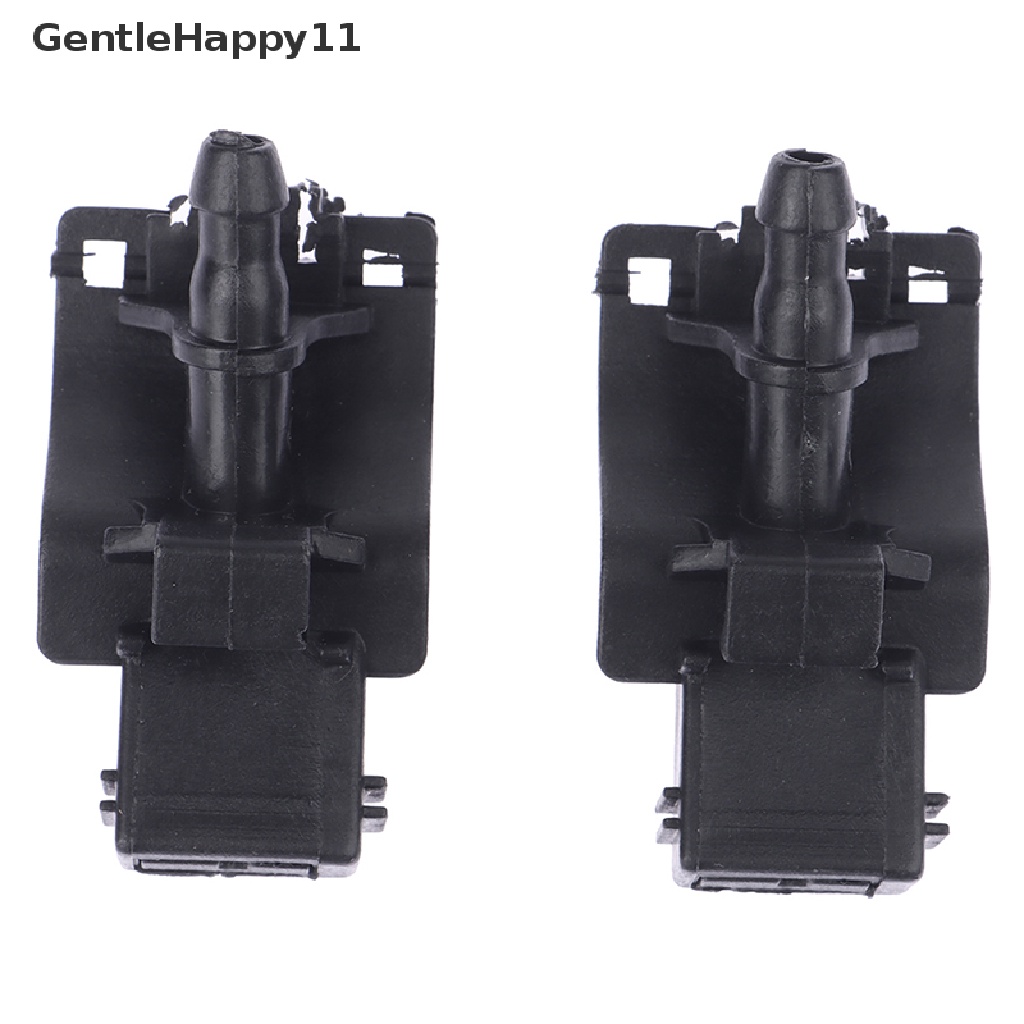 Gentlehappy 1pasang Wiper Kaca Depan Hitam Mesin Cuci Jet Nozzle er Sprinkler id