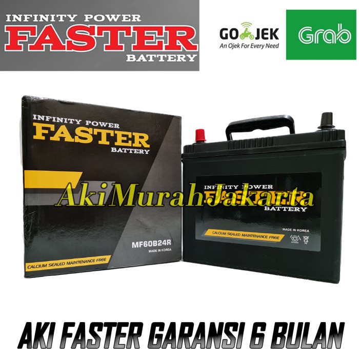 Aki Mobil Toyota Avanza NS60 FASTER BATTERY Aki Kering 12V / 48Ah