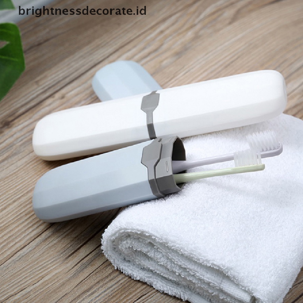 [Birth] Tempat Sikat Gigi Cover Holder Travel Hiking Brush Case Wadah Kotak Penyimpanan [ID]