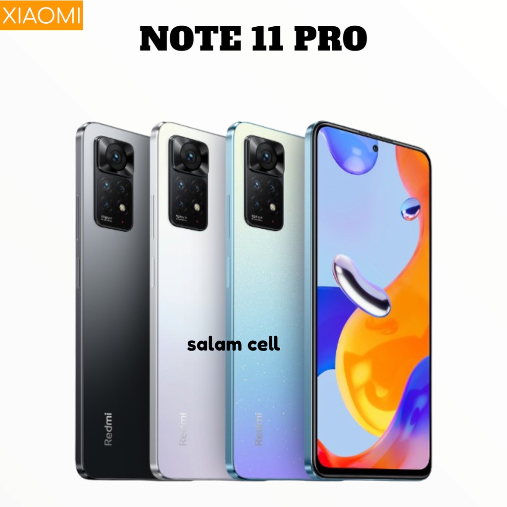 Redmi Note 11 Pro Ram 8/128GB NFC Camera 50MP NoRepack Original Garansi Resmi