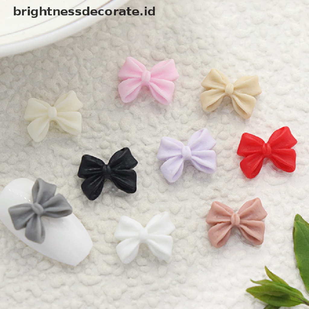 [Birth] Hot sale Bow knot Nail Art Dekorasi Rhinestones Manicure Aksesoris Alat [ID]