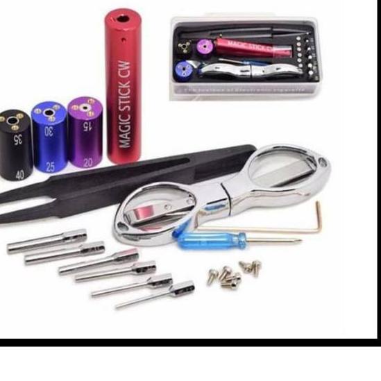 Termurah[KF7]-MAGIC UNIVERSAL TOOL vapoor /GUNTING/OBENG/KURO/PINSET/KUNCI L vapoor vapee II