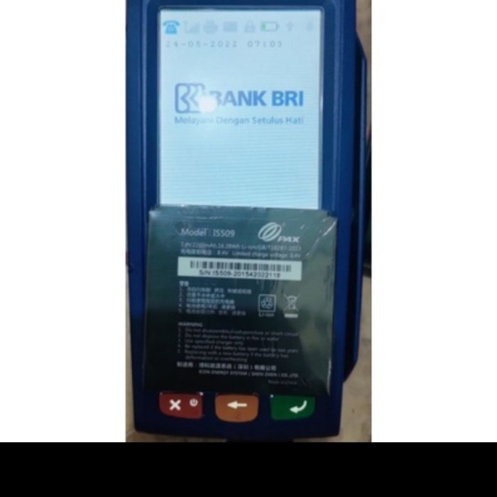 BATERAI EDC PAX S900 ORIGINAL SEGEL