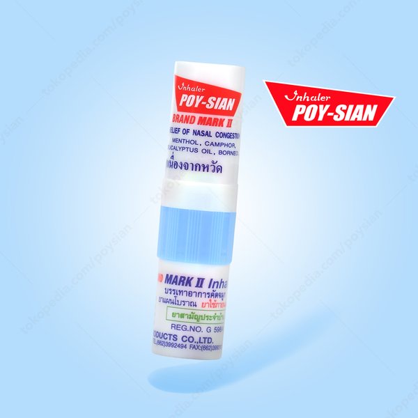 Poysian ( pim saen ) inhaler minyak angin 2 in 1 / inhaler 2in1 Thailand