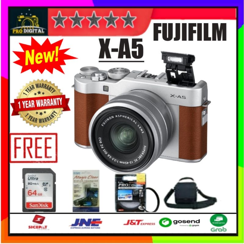 Camera Fujifilm X-A5 Kit 15-45mm / Kamera Fujifilm X-A5 Kit 15-45 Camera Fujifilm Mirrorless
