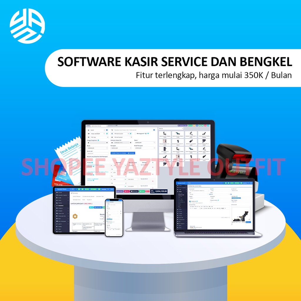 Software Kasir Service Hp, Service Komputer, Service Elektronik, Konter Handphone, Service iPhone