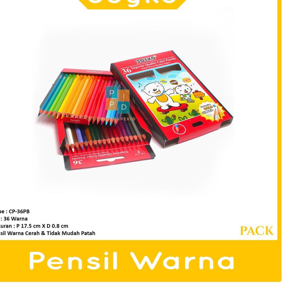

ダ JOYKO - Pensil Warna CP-36PB Pencil Color - Set Trendy