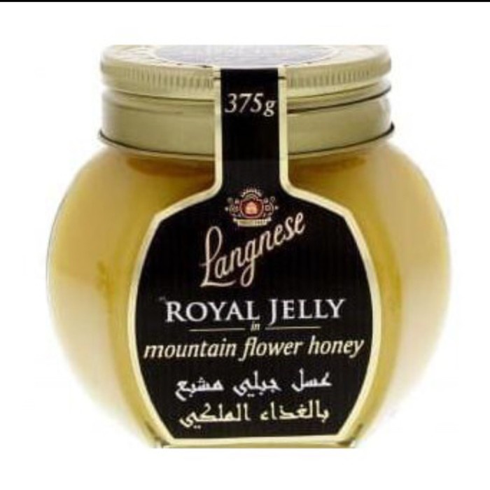 

Langnese royal jelly honey 375gr jar