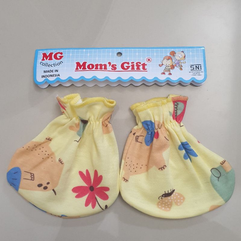 1 Pasang Sarung Tangan / Sarung Kaki Bayi Newborn MG1PS Print (1 Pasang Sarung Tangan / Sarung Kaki) MG1PS
