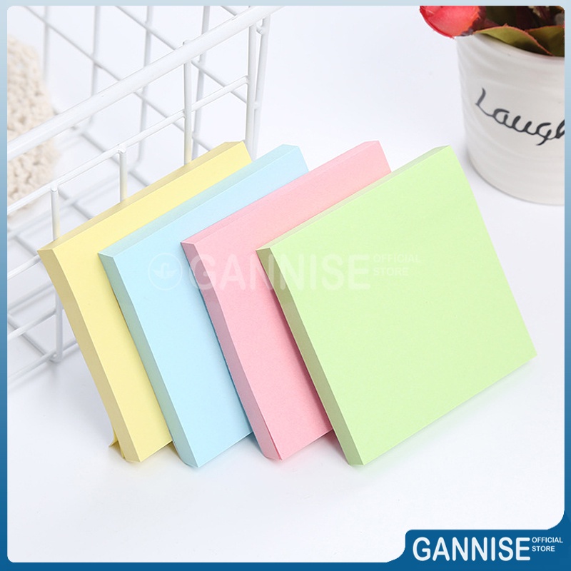 

Gannise Memo Memo Pad Stiky Sticky Stiki Note Notes Pastel Aesthetic Polos Korea GN-ST0028