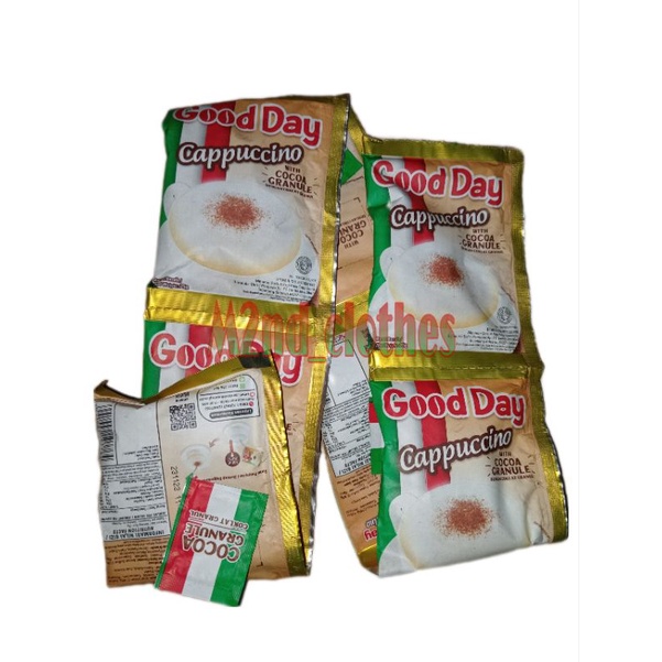

Good Day cappuccino with cocoa granule sachet