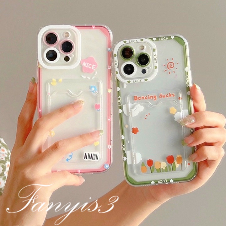 Realme C53 C55 10 C35 C33 C31 C30 C30s C25Y C21Y C25 C25s C12 C21 C20 C20A C11 8i 8Pro C15 5 5i 5s 6i C3 Narzo 50i Soft Case TPU Transparan Holder Kartu Cover