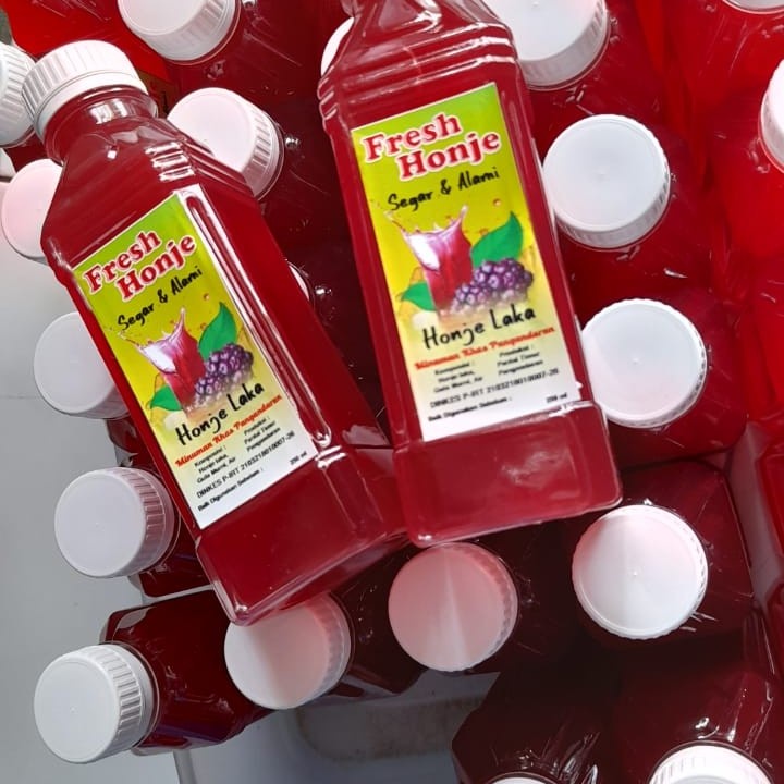 

Jual Jus Honje Laka 100 % alami Khas Pangandaran Beli 5 Gratis 1