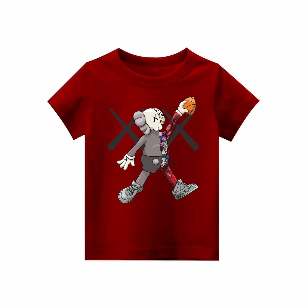 Kaos Anak laki-laki &amp; perempuan Jordan ks basketball | kaos cotton combed 30s printing | Kaos Distro anak