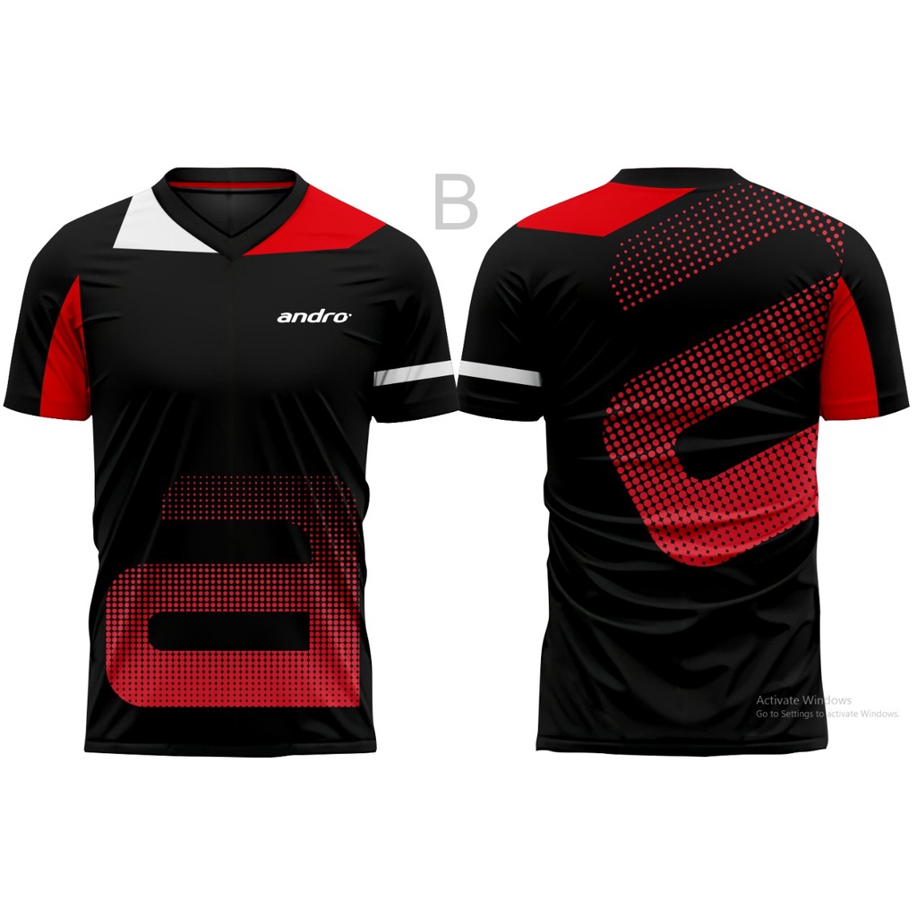 JERSEY ANDRO FULL PRINGTING / JERSEY TENNIS MEJA / JERSEY PINGPONG