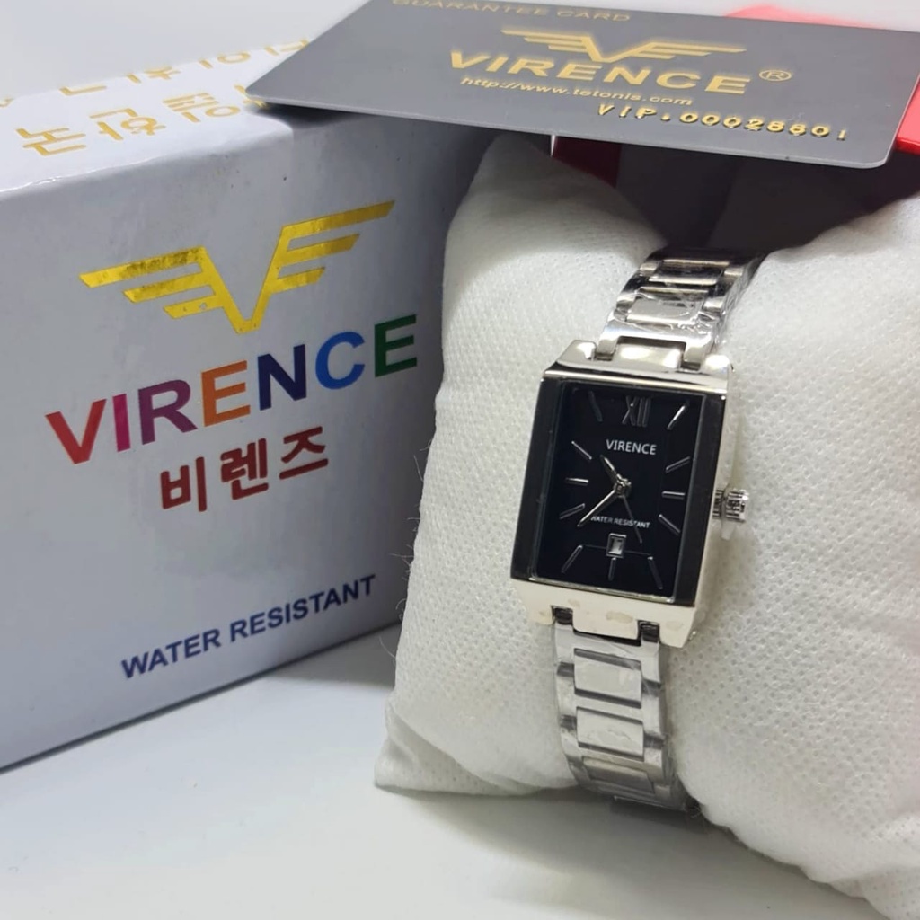 Jam Tangan Wanita Analog Virence V 3006 Rantai Original Tahan Air