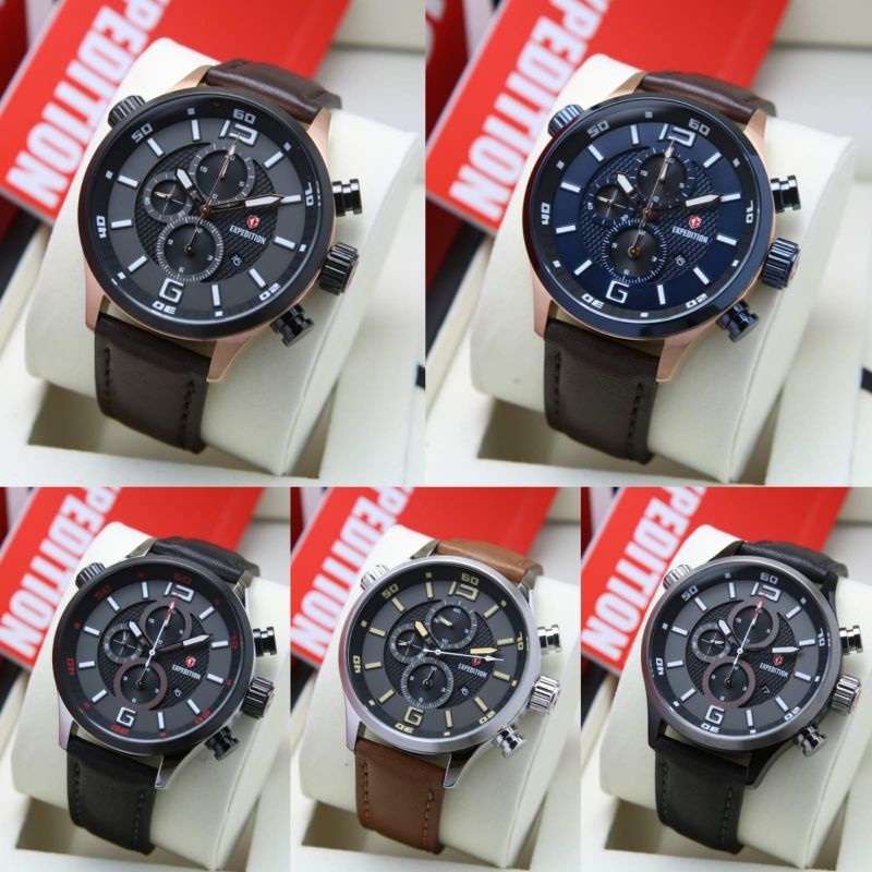 EXPEDITION E6768 E 6768 Rosegold JAM TANGAN PRIA ORIGINAL