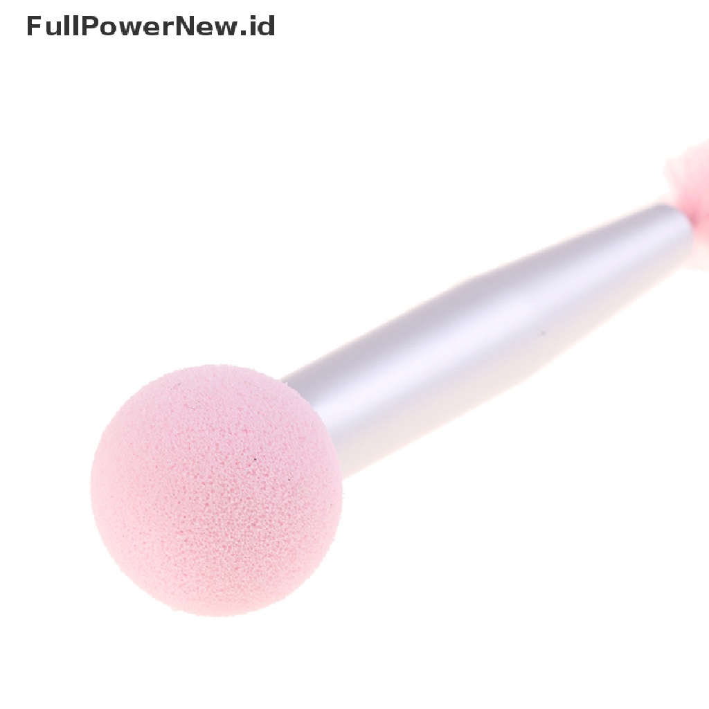 Power Eyelash Brush Double Ended Professional Alat Sikat Kepala Spons Make Up Alis ID