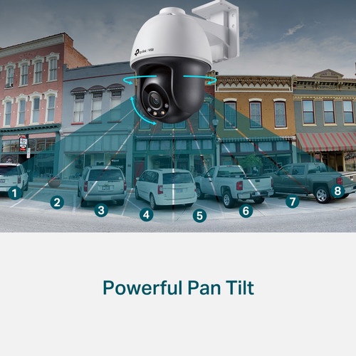 TP-LINK VIGI C540 4MP Outdoor Full-Color Pan Tilt Network Camera TP LINK