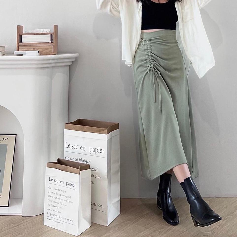 ✓ Rok Serut Crinkle Premium / Rok Crinkle Serut Kekinian