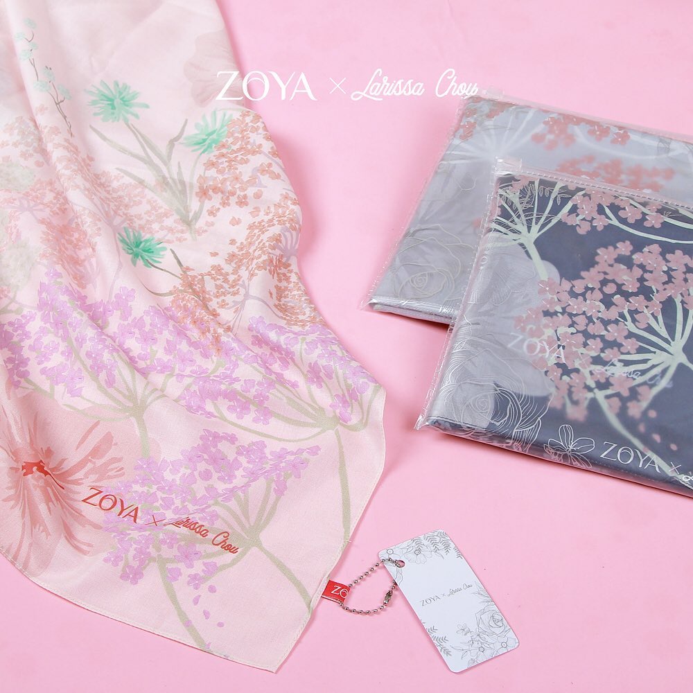 Segiempat Motif Zoya X Larissa Chou/Azqila Autumn Scraf