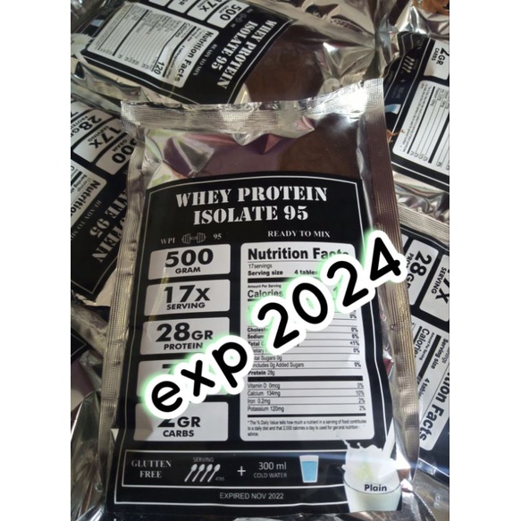 Susu Protein 500gr Whey Protein Isolate Suprot Susu Diet OCD DEBM KETO MAYO DEFICIT WPI WPI95