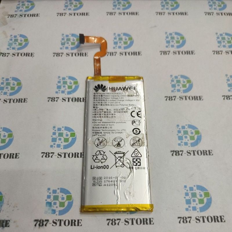 BATTERY HAUWEI GR3 TAG-L32 ORIGINAL BEKAS