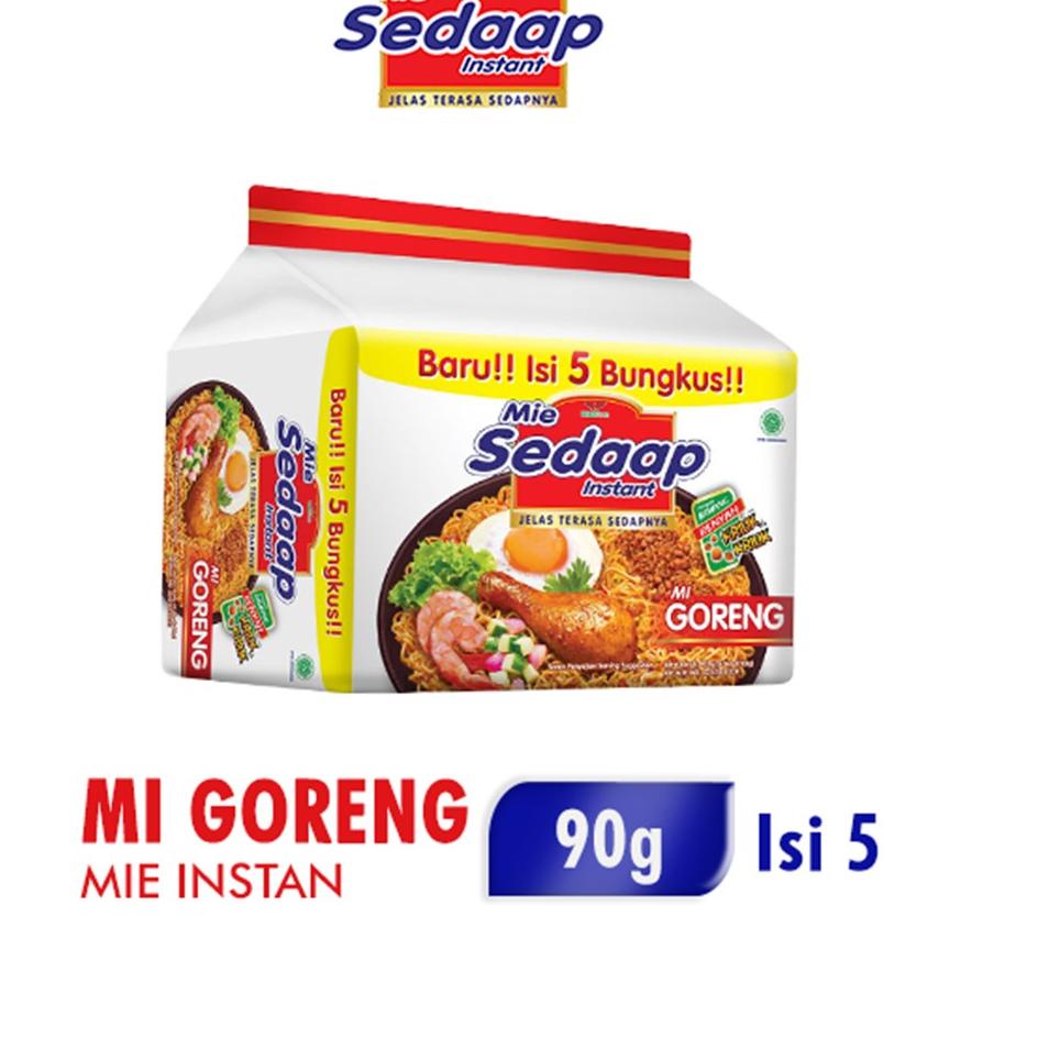 

✨ 7.7 SEDAAP Mie Instan Goreng Isi 5 Bag 90GR