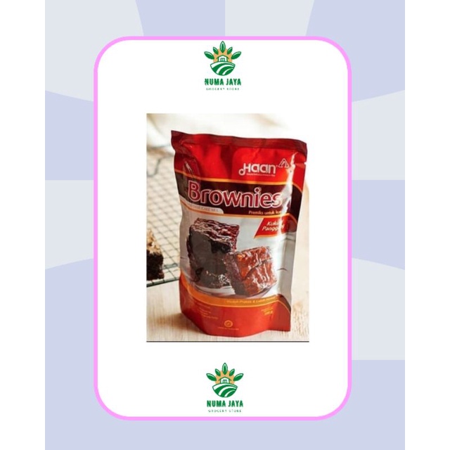 

Haan brownies panggang/ kukus premix 230gr