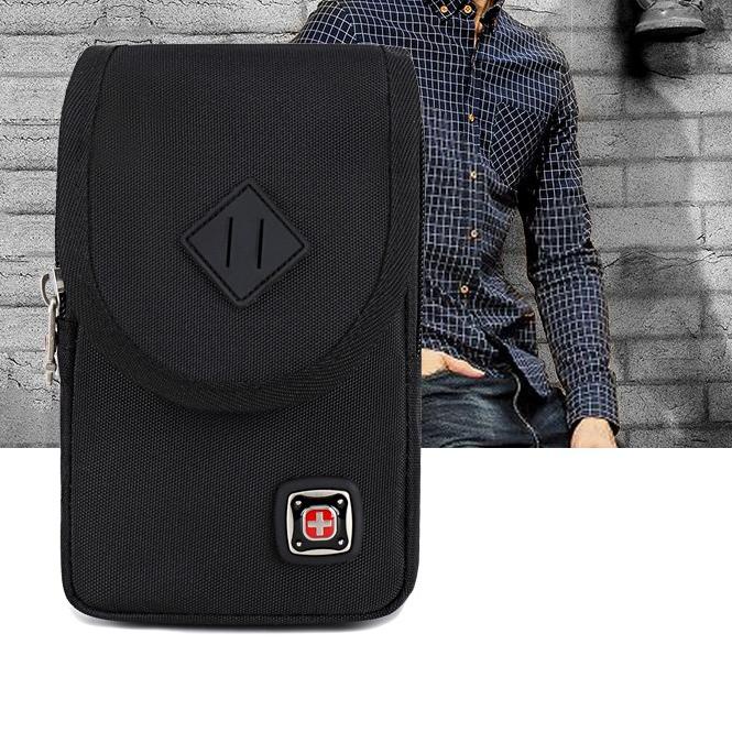 Depan1 tas hp pinggang 5 6 7 inch import