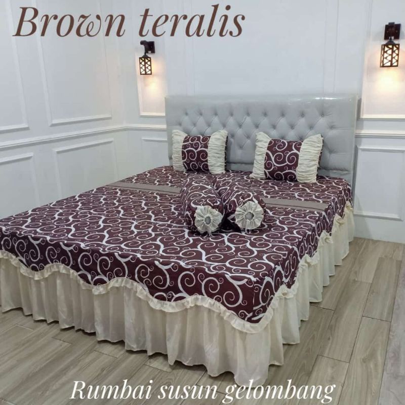 Sprei Rumbai susun