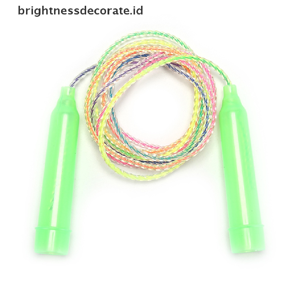 [Birth] Speed wire skipping adjustable gym jump rope fitness Olahraga Latihan Warna random [ID]