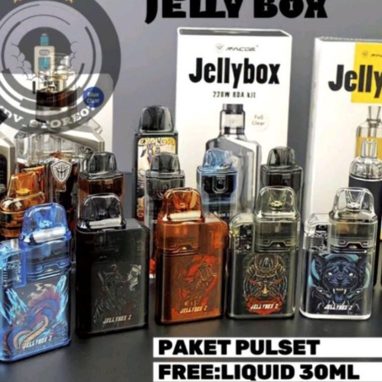 Terbaru (COD) (COD) elektronik kecil lainnya vapee vapoor jelly box full sett termurah original hobi.. (KODE 7396) My one jaya