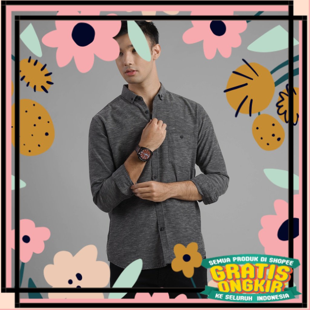 tiedye striped print floral batik jumbo  ungu / DGM Fashion Kemeja pria Kemeja Polos Pria fischeri K