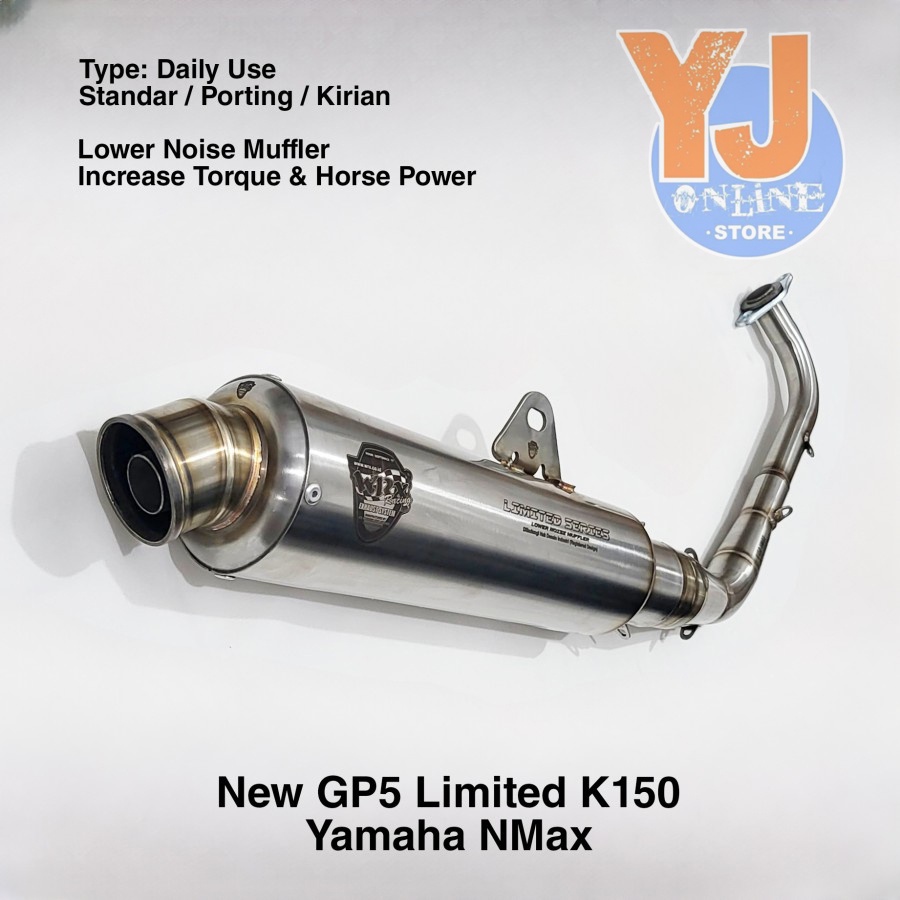 Knalpot WRX New GP5 Limited K150 NMax ( Pre Order )