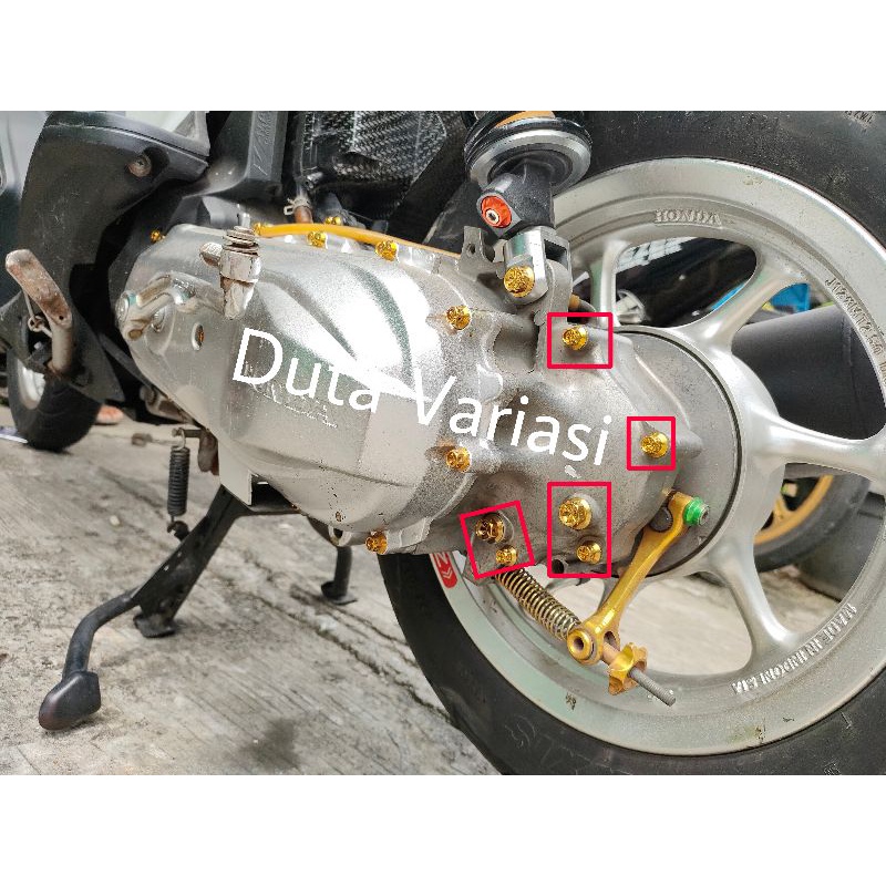 Baut Probolt  Crangcase + Gardan Beat ,Vario 110 Karbu,Scoopy