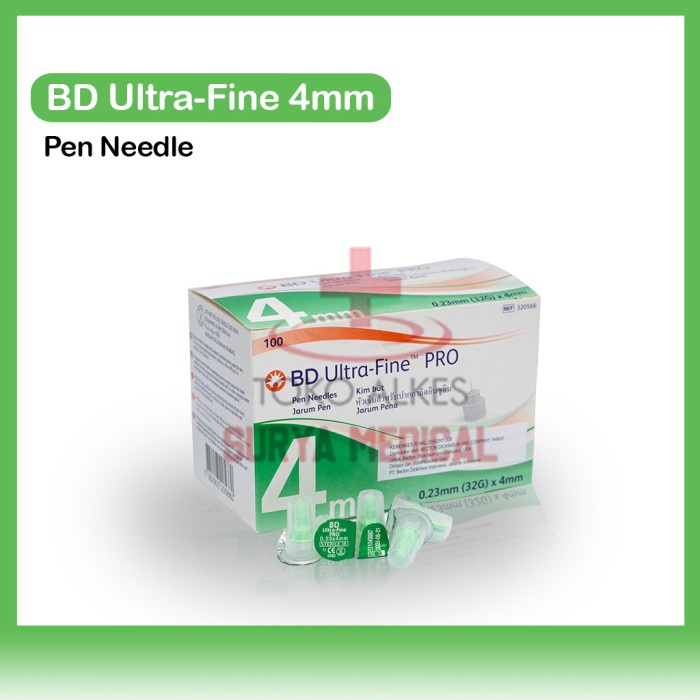 Jual Jarum Insulin Pen Needles Bd Ultra Fine G Mm Isi Shopee Indonesia