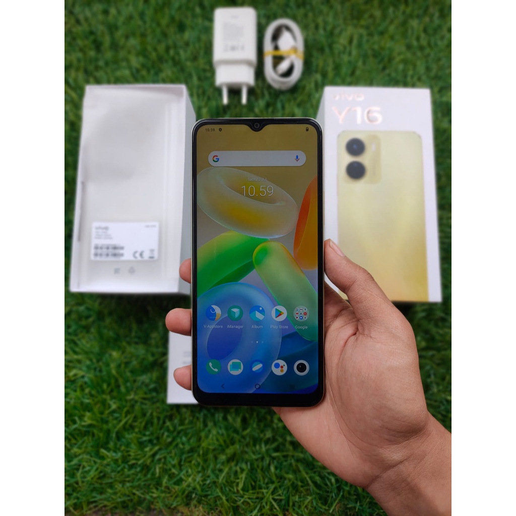 VIVO Y16 SECOND 3/32 & 3/64 & 4/32 & 4/128 GB HP SECOND HANDPHONE SECOND HP SEKEN HP BEKAS HP MURAH