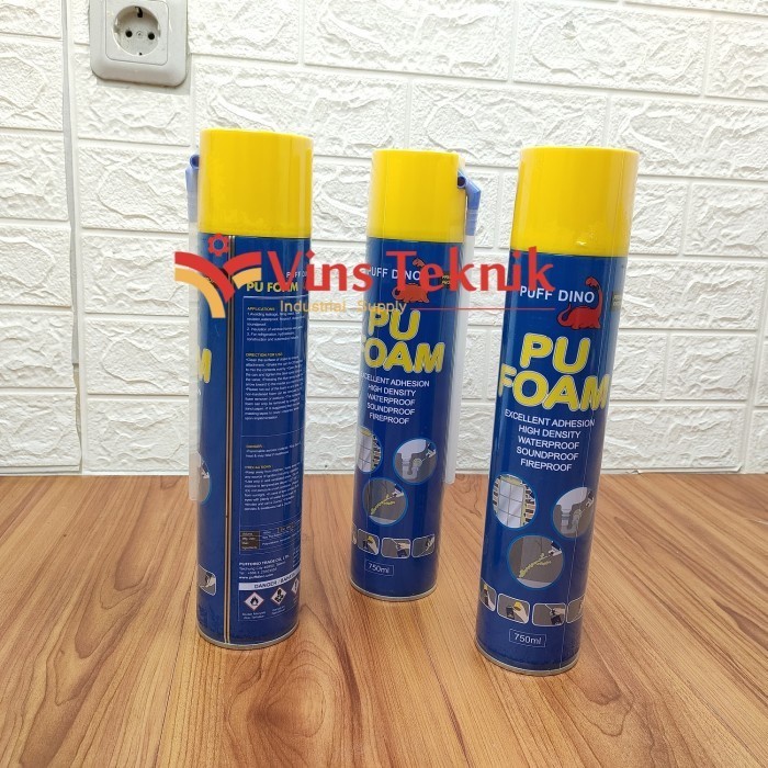Perawatan Cairan Busa Puff Dino Pu Foam Polyurethane Foam 500Ml