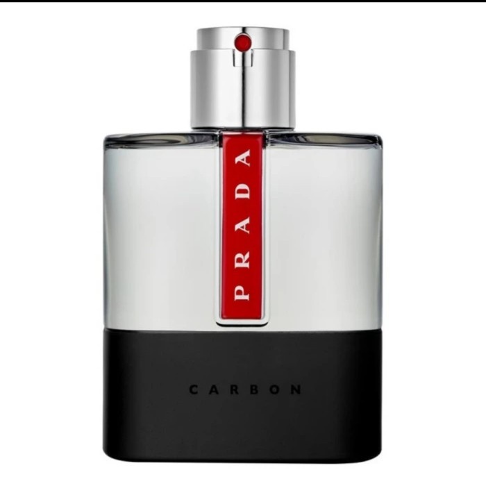 Parfum Original Pria PRADA LUNA ROSSA CARBON EDT 100 ml (No Box)