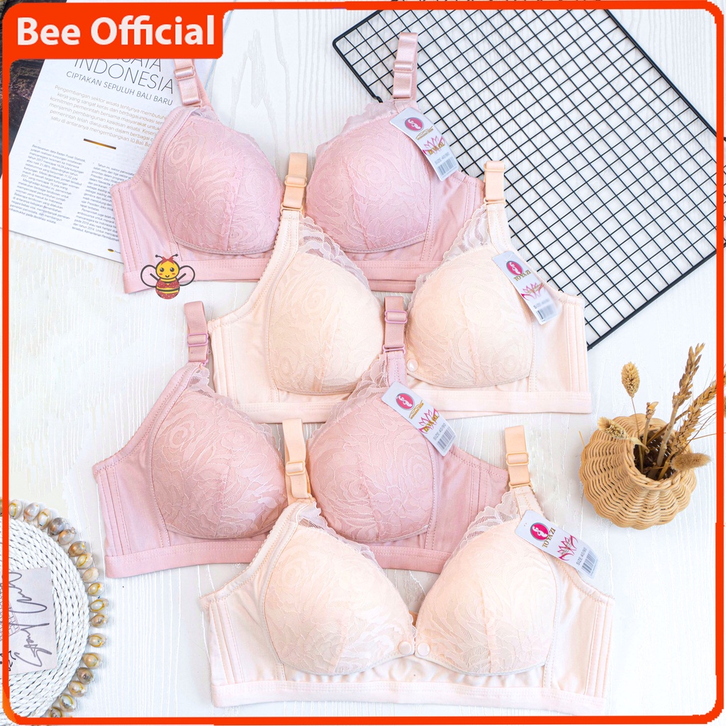 BEE - Bra Bh Menyusui Nursing Bra Tanpa Kawat Wanita Ibu Hamil Kualitas Import Toyazi 5826