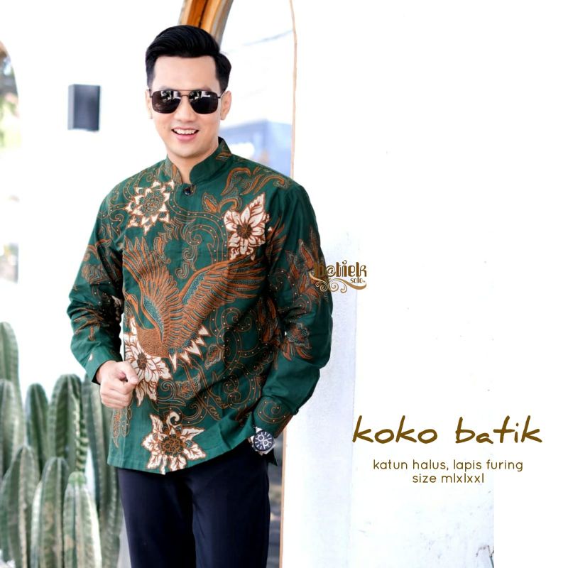 kemeja koko batik lapis furing koko trendy