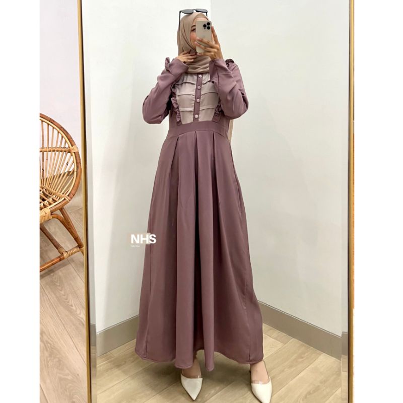 khalisa gamis dress kekinian