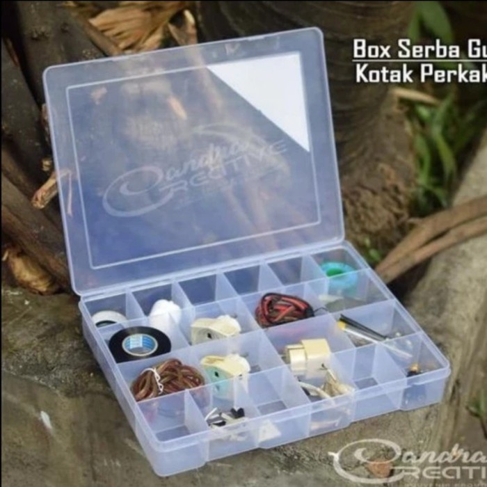 Kotak Perkakas 20 Sekat Besar GreenLeaf 1419/Box Container Compartment